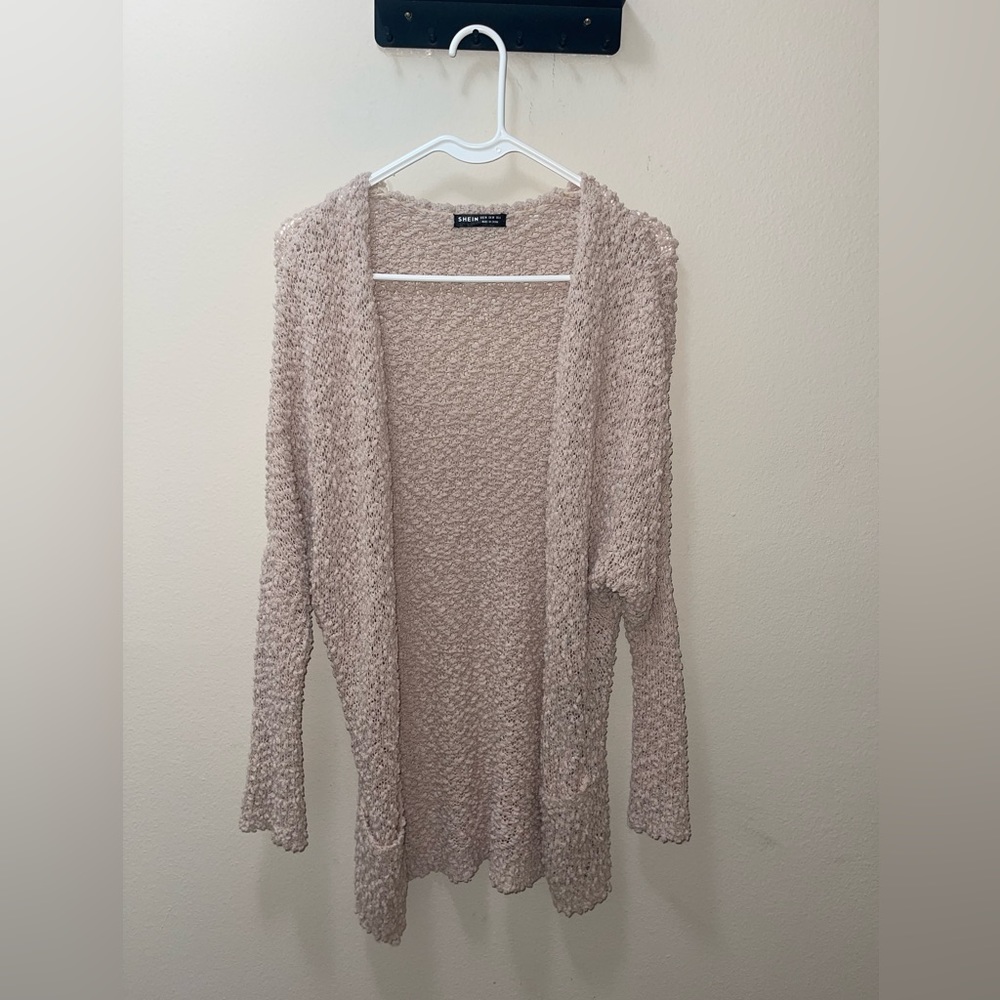 Pink cardigan - size small